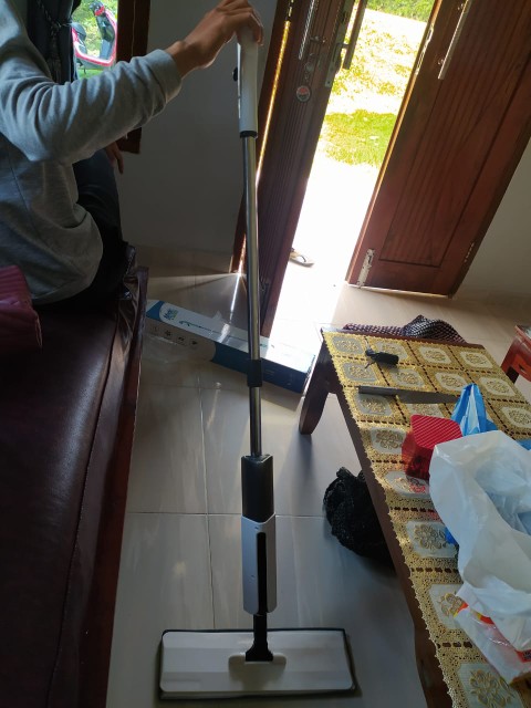 Hayylife Water Spray Mop - Pel Semprot Rumah Tangga Lantai Basah Dan Kering Tanpa Diperas Hl-dd-539