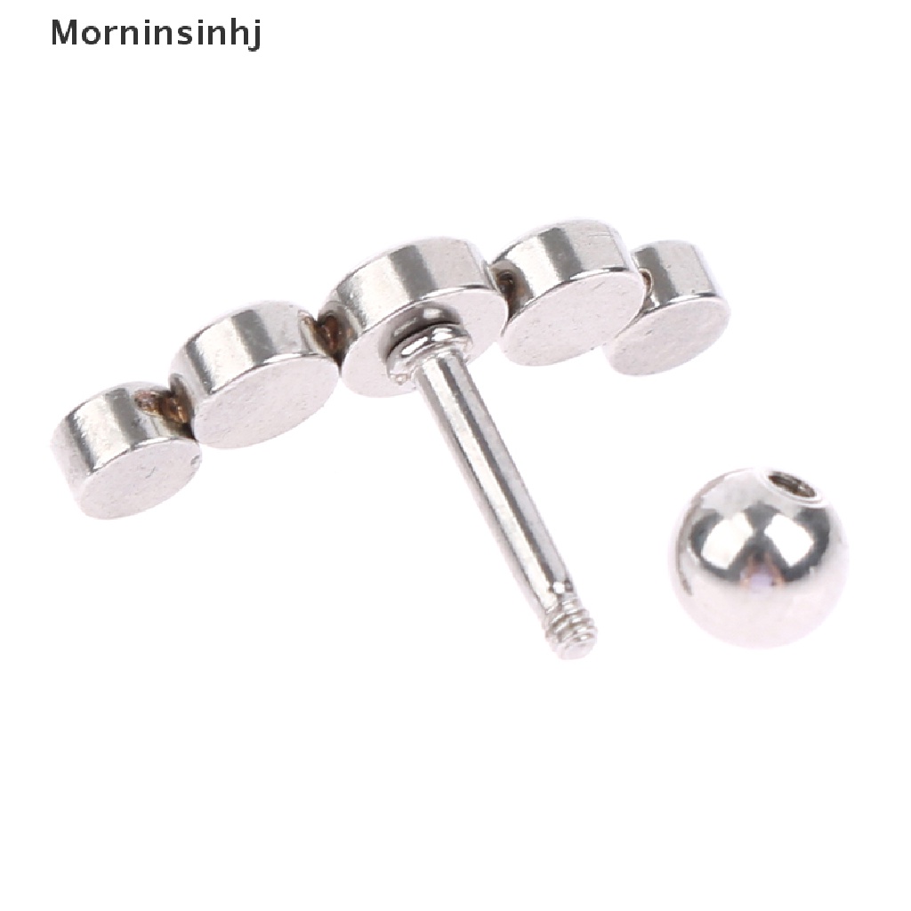 1 Pc Anting Tindik Bahan Stainless Steel Untuk Tulang Rawan Telinga