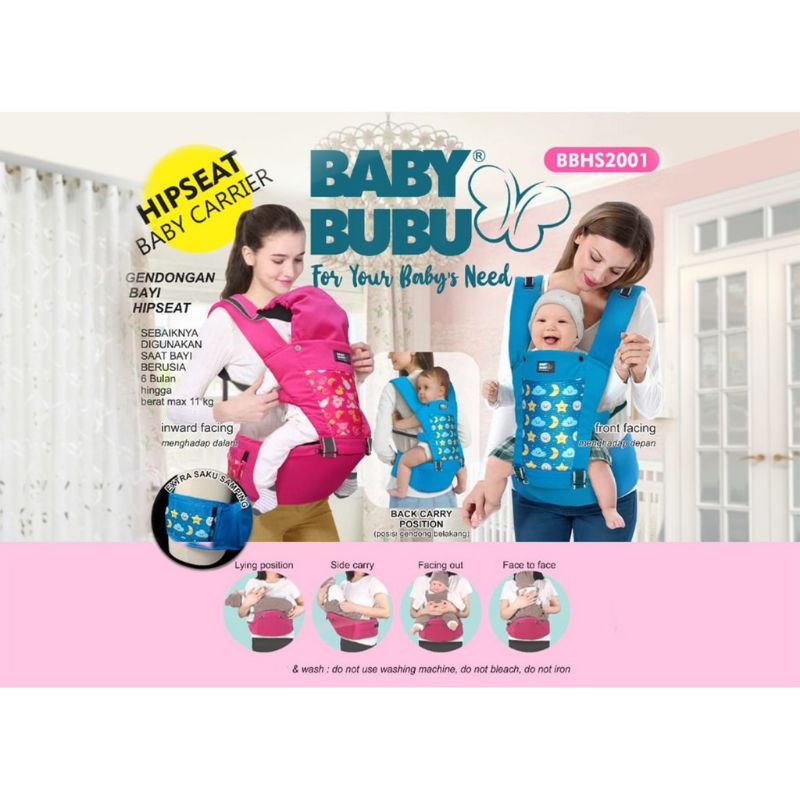 Baby Bubu Hipseat Baby Carrier Gendongan Bayi