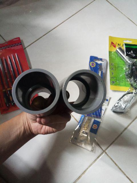 Rucika Socket Polos Pvc 1 1/2 Aw / Sambungan Lurus Tanpa Drat