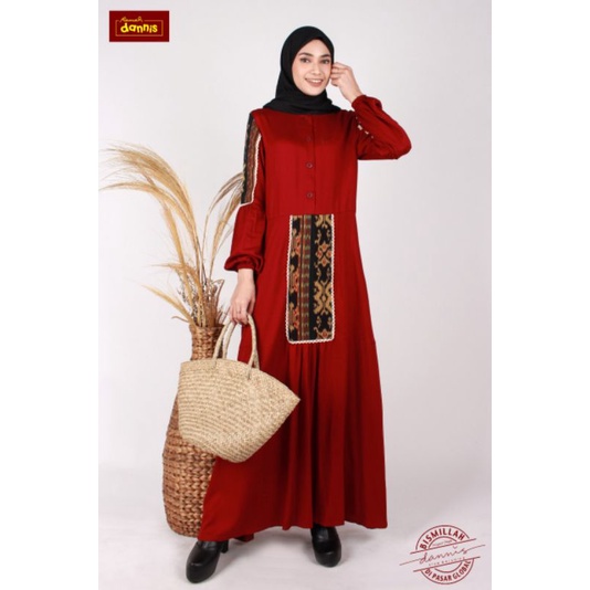 Dannis abaya terbaru tenun