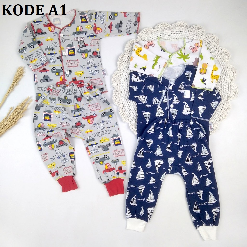 Little Queen Setelan Panjang Newborn Piyama Bayi SNI Boy Series