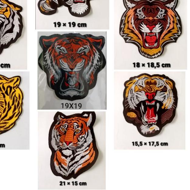 ♪ Bordir/emblem macan ukuran besar ♛