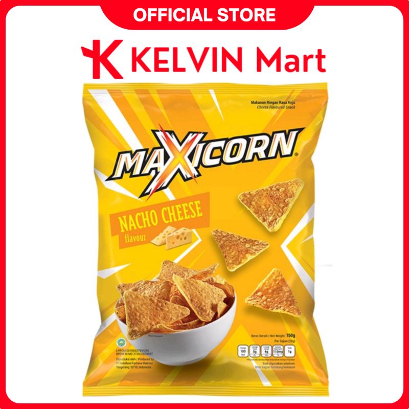 

Keripik Keju Maxicorn Nacho Cheese pck 150gr | KELVIN Mart