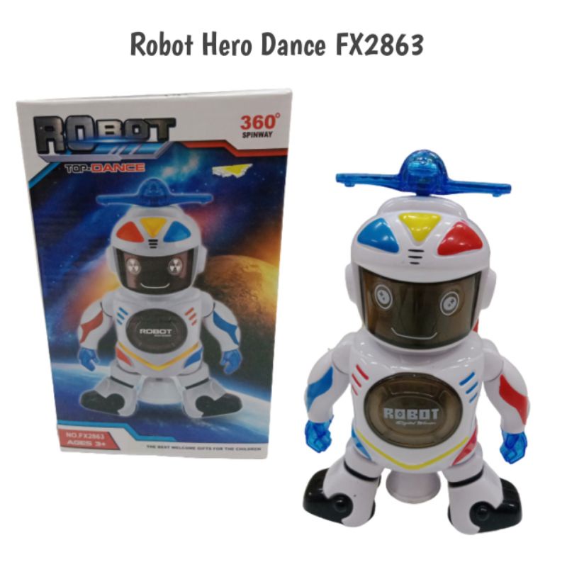 MAINAN ANAK ROBOT DANCE HERO FX 2863 FREE BATTERAI!