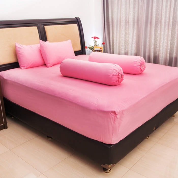Sprei Polos Katun CVC 160x200 Grosir