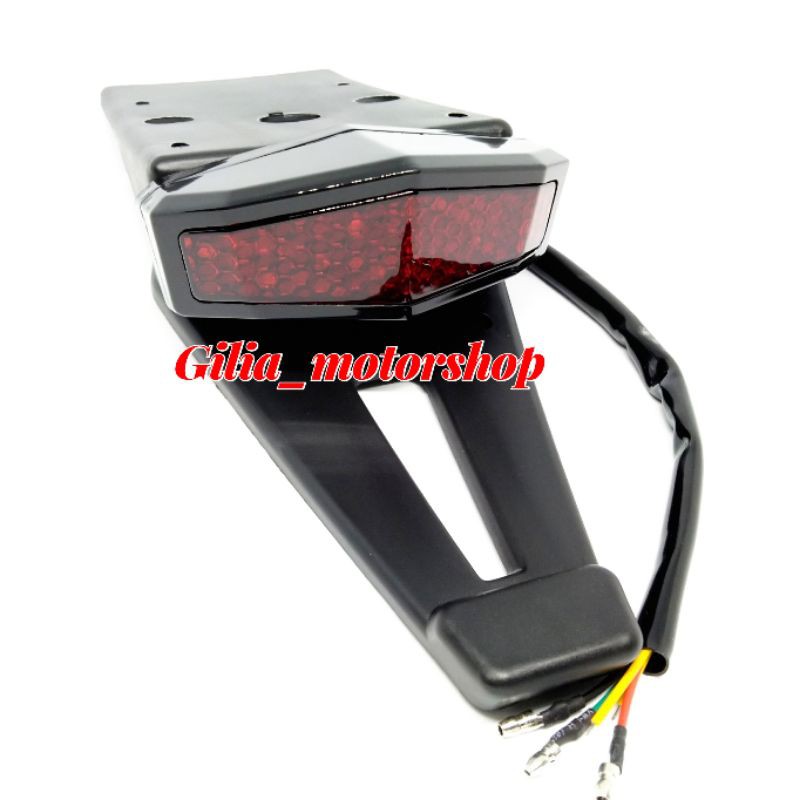 Stoplamp klx Buntut Spakbor Belakang Klx 3in1 Sen Lampu Stop Motor Klx 150 - Dtracker - Trail Lampu