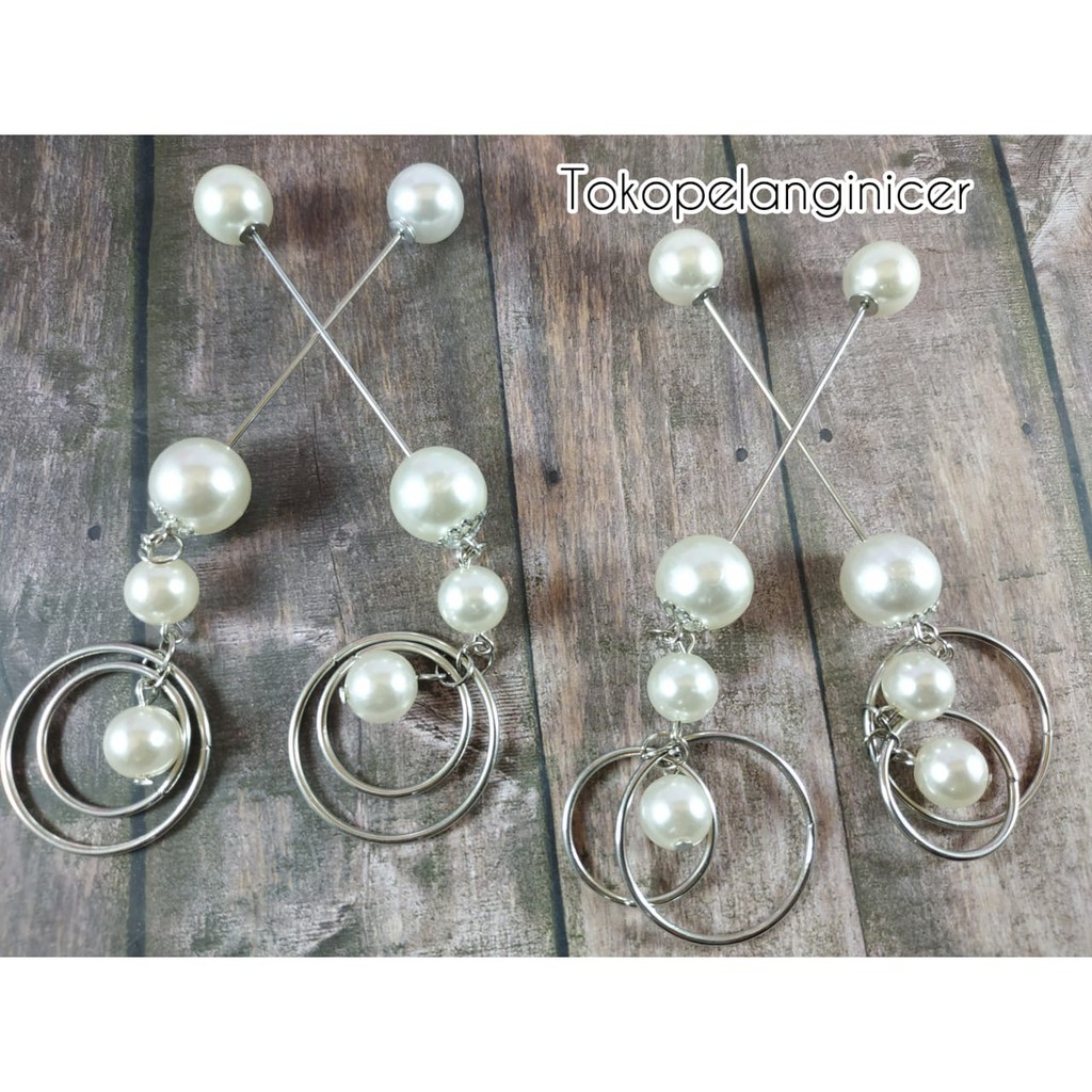 Tuspin Korea Bros Pearl Pin Tusuk Hijab Mutiara Tokopelanginicer