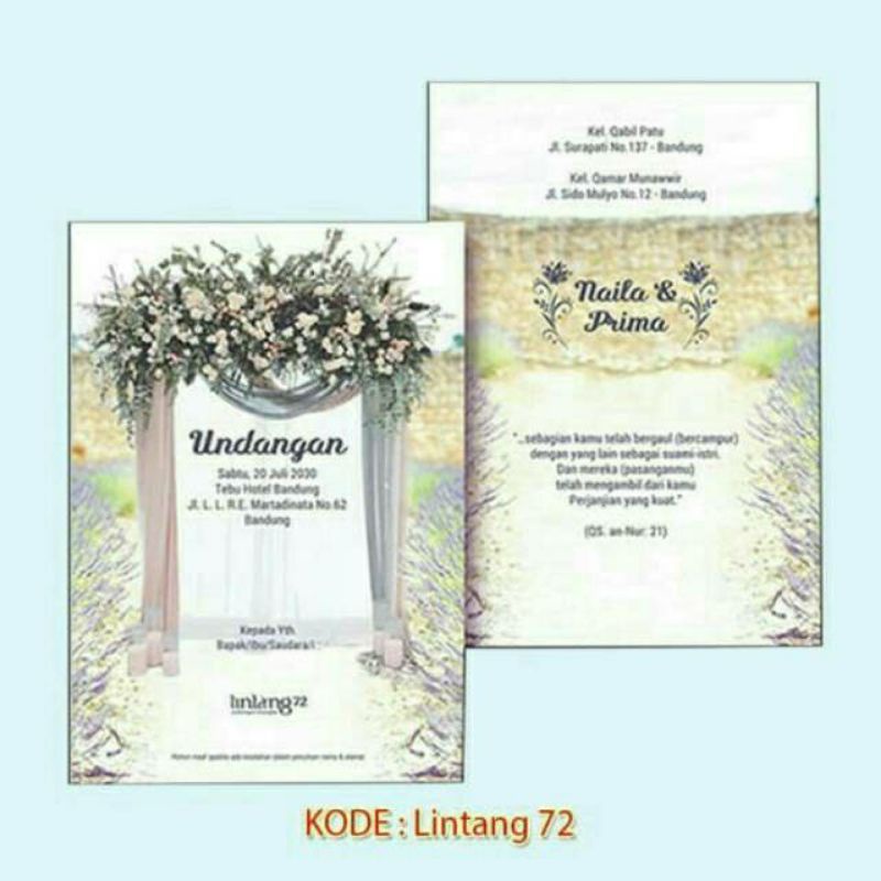 

UNDANGAN PERNIKAHAN & KHITAN SIMPEL ELEGAN