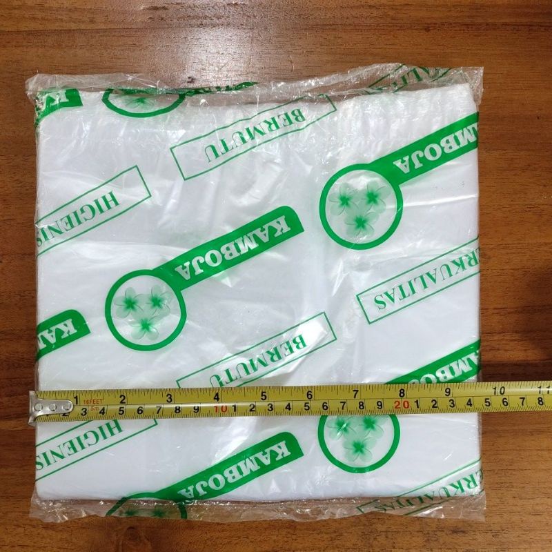 Kantong kresek bening ukuran 24