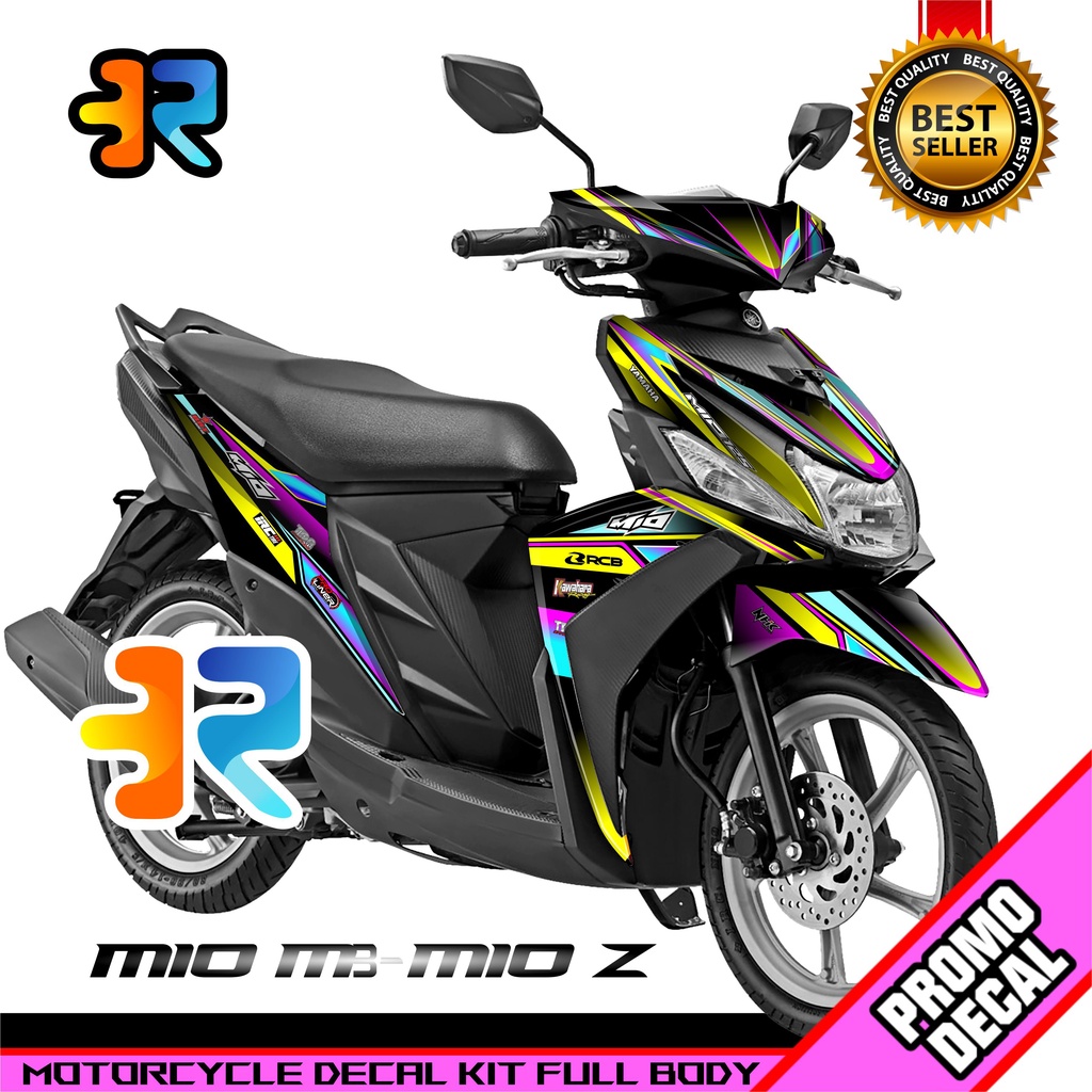 Decal Motor Mio M3 Desain Racing Sticker Decal Mio Z Full Body