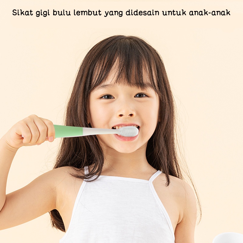 Sikat gigi anak/Anak Bulu Halus Lembut Training Tooth Brush Karakter Panda/Sikat gigi kartun  L280