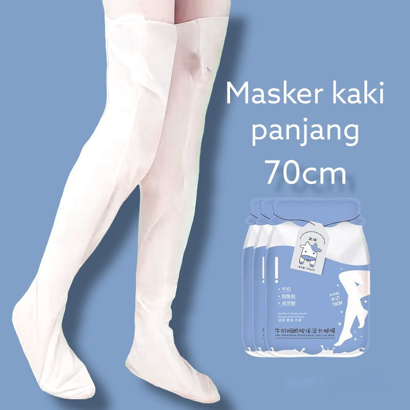 MASKER KAKI EXFOLIATING FOOT MASK Foot Peeling Mask / MASKER KAKI PANJANG 70CM