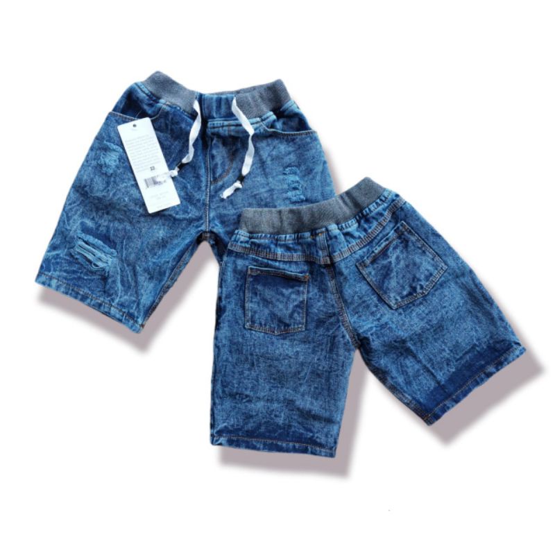 (COD) CELANA PENDEK JEANS ANAK LAKI-LAKI 1-6 TAHUN