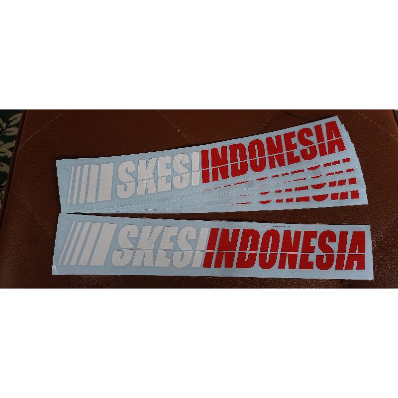 Stiker SKESI Depan Suzuki Estilo (resmi)