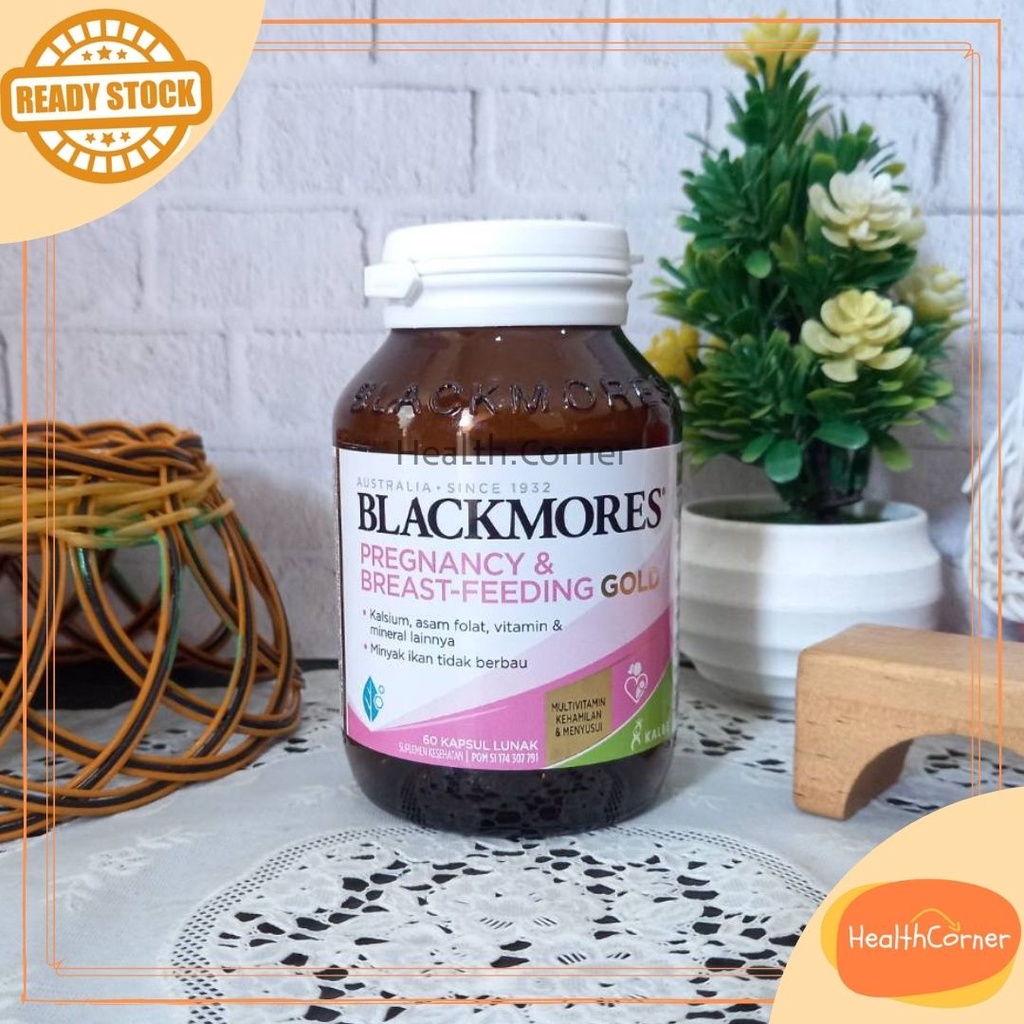 Blackmores Pregnancy &amp; Breastfeeding Gold 60caps KALBE / Pregnancy Breastfeeding