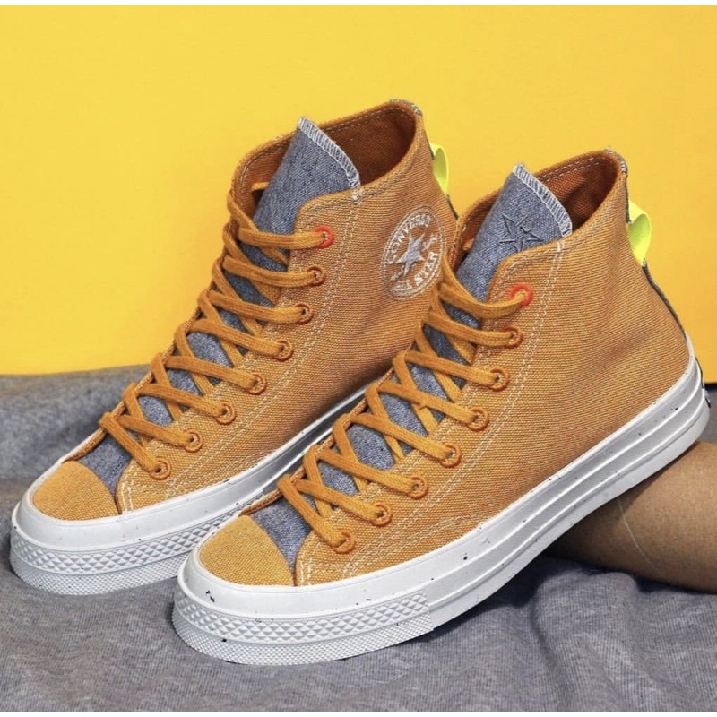 Converse Chuck 70s High Renew Saffron Yellow Lemon Venom White