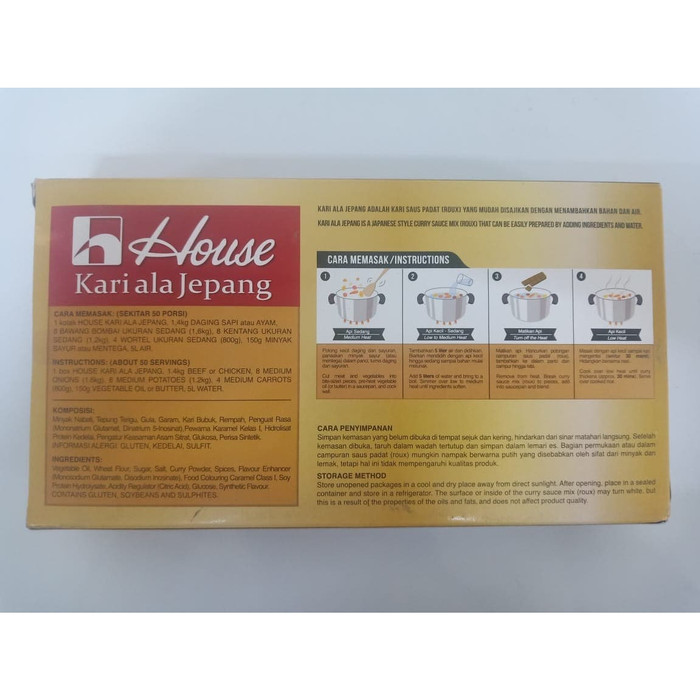 

Promo Spesial - House Curry - Kari Ala Jepang 1 Kg