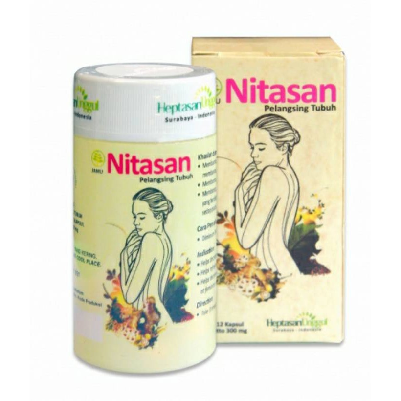 Nitasan kapsul pengurus pelangsing jamu ORIGINAL 100% murah