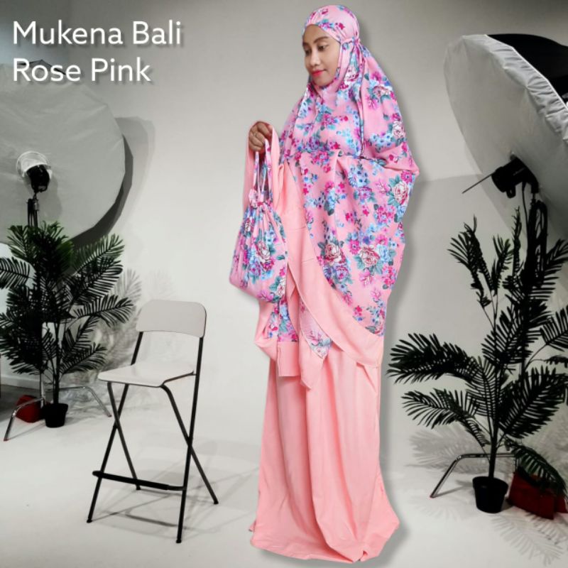 MUKENA BALI MOTIF ATAS KATUN RAYON