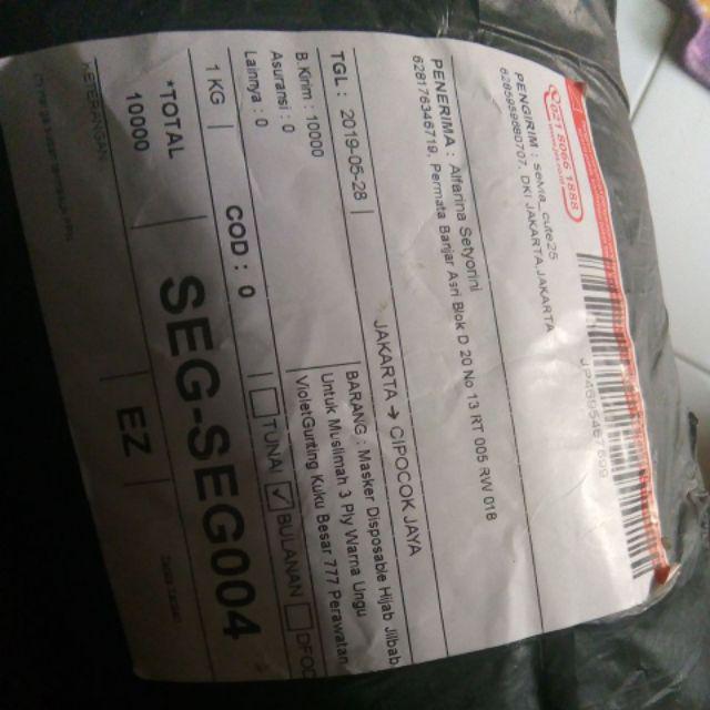 Masker Disposable Hijab Jilbab  Untuk Muslimah 3 Ply Warna   Masker Disposable Hijab Jilbab  Untuk Muslimah 3 Ply Warna