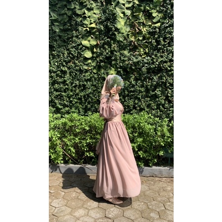 FLORENCE DRESS PREWEDDING BRIDESMAID ALA KOREA VINTAGE-2