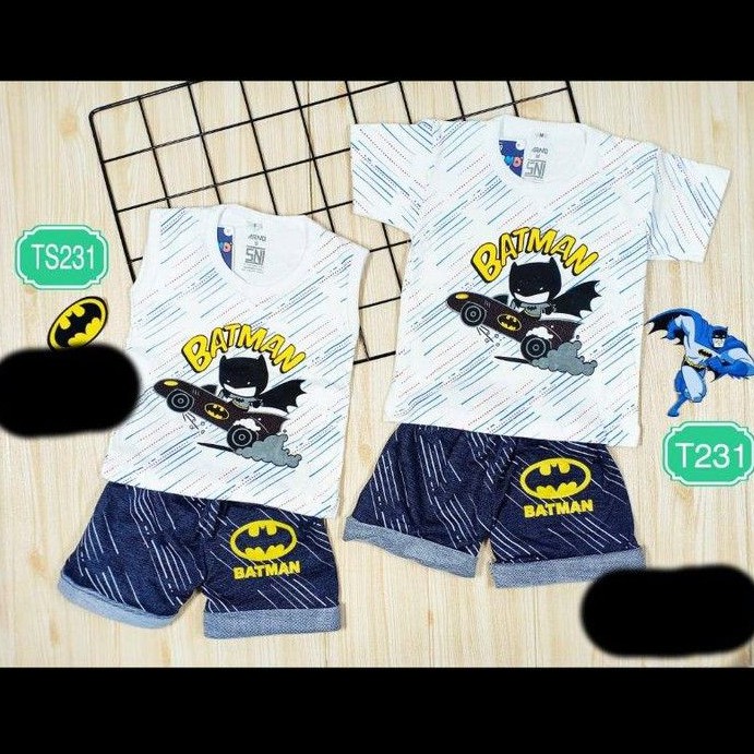 Arno Kids Baju Bayi Setelan Kaos Pendek atau Kutung Dan Celana SNI Usia 3 sd 12 Bulan