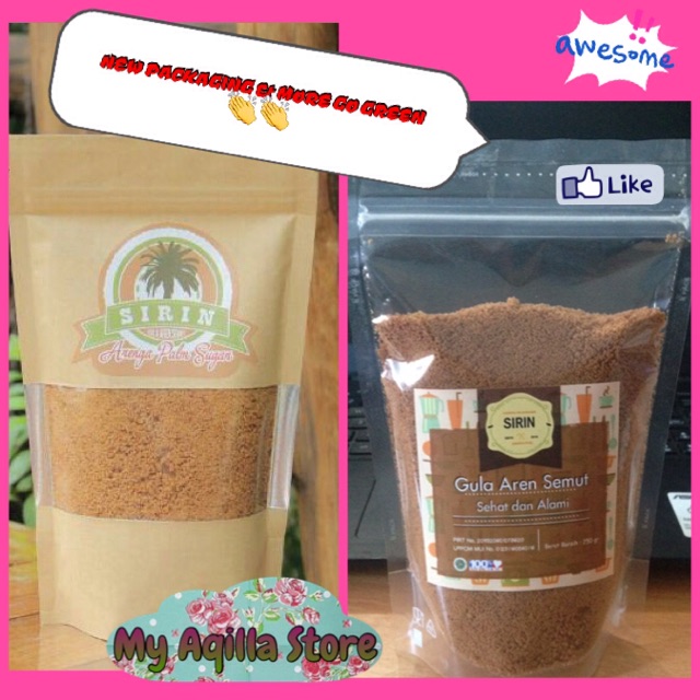 

KEMASAN BARU!!! SIRIN Palm Sugar