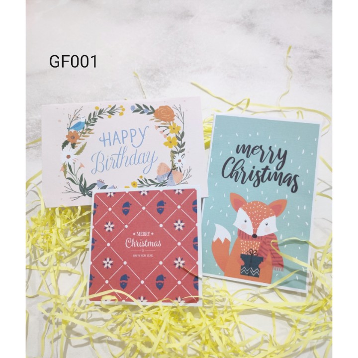 GF001 - Gift Wrap + Greeting Card