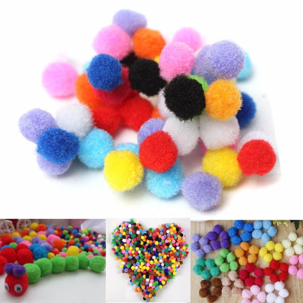 Pompom 1.5cm - Pompom Benang - Pompom