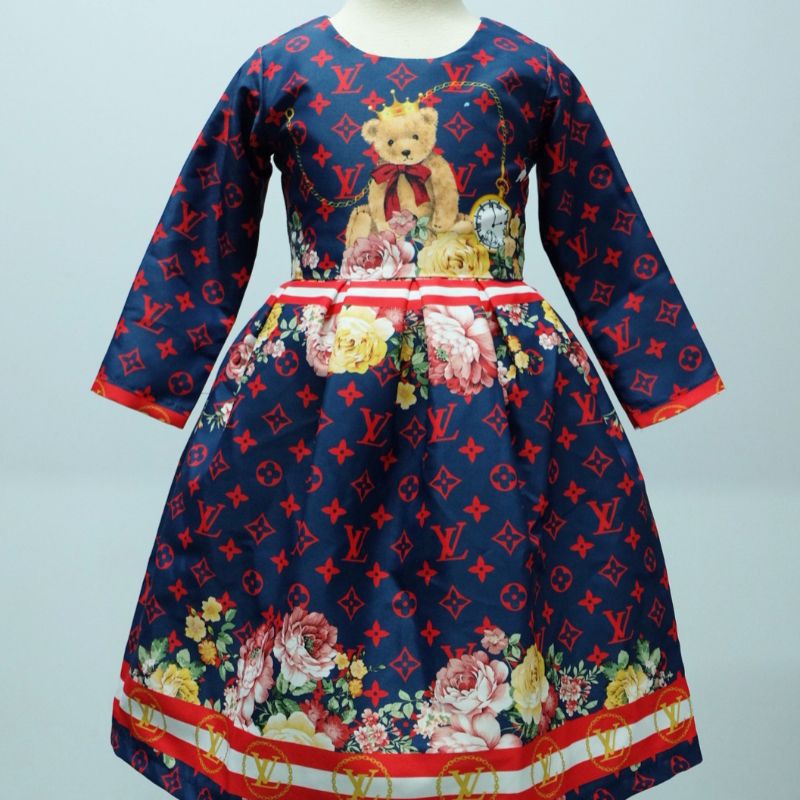 Gamis anak LV bear grosiran