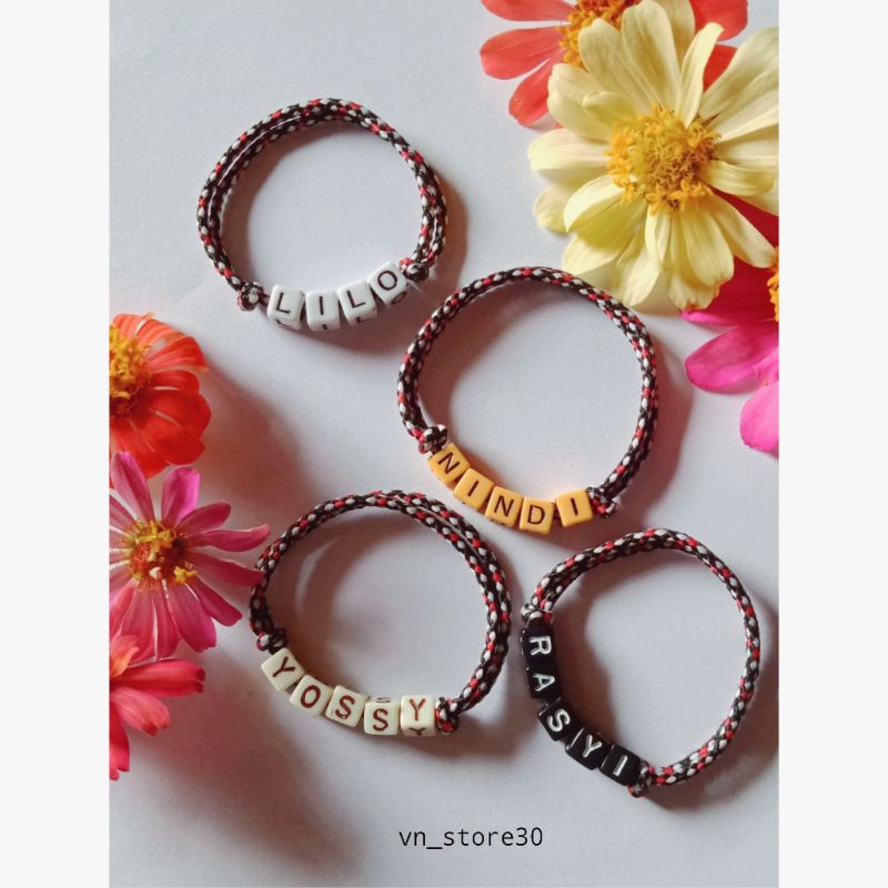 [[NEW]]~GELANG TALI TRIDATU UK TANGAN BAYI REQUES NAMA 4-8 HURUF~