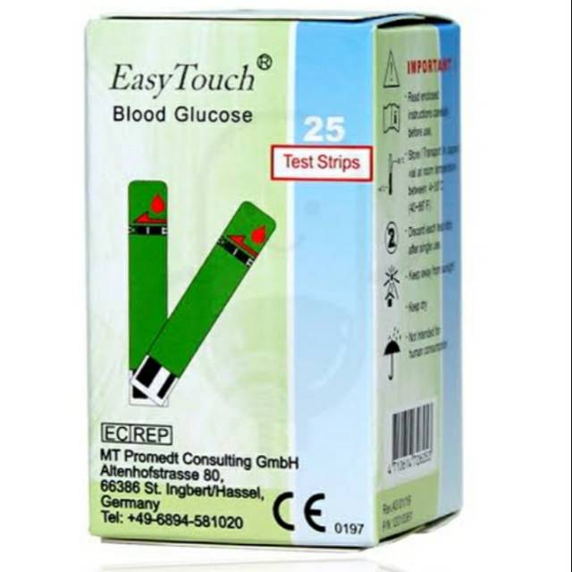 Strip Easy Touch Gula Darah / Strip Glucose Easy Touch