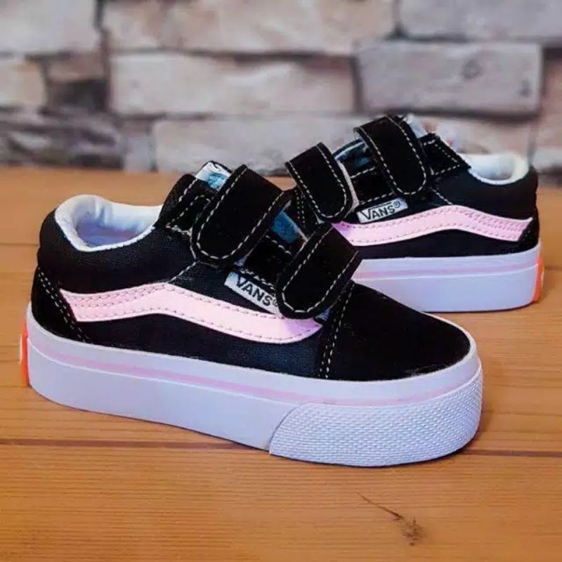 (KUALITAS PREMIUM) PROMO!!! SEPATU VANS OLD SKOOL ANAK LAKI LAKI &amp; SEPATU ANAK PEREMPUAN SEPATU SNEAKER SEKOLAH