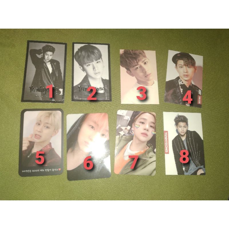 ikon Jinhwan yunhyeong photocard