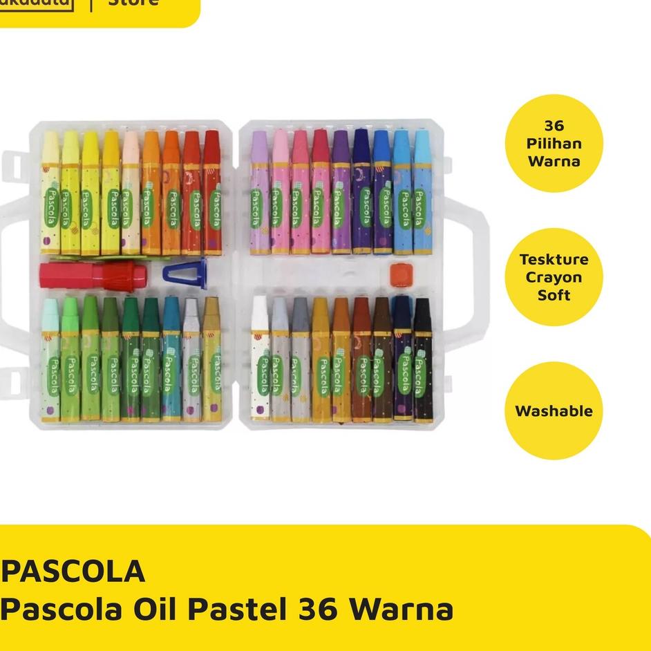 

Best Testimoni CRAYON / OIL PASTEL PASCOLA ISI 36 WARNA MURAH