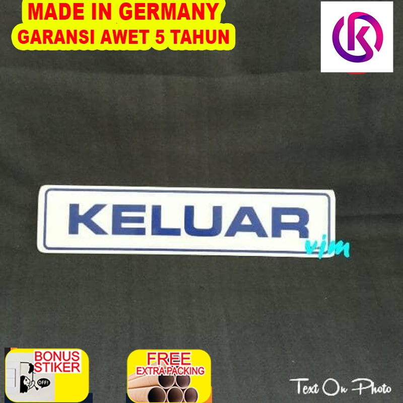 

Promo Acrylic Plat KELUAR 45x195cm