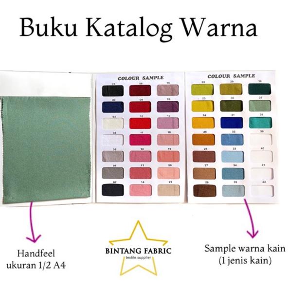 

BEST SELLER X9024 Buku Katalog Warna Kain Bintang Fabric ㆊ