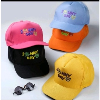 topi anak sunday topi anak laki laki topi anak perempuan gaya korea lucu import usia 2_10 tahun