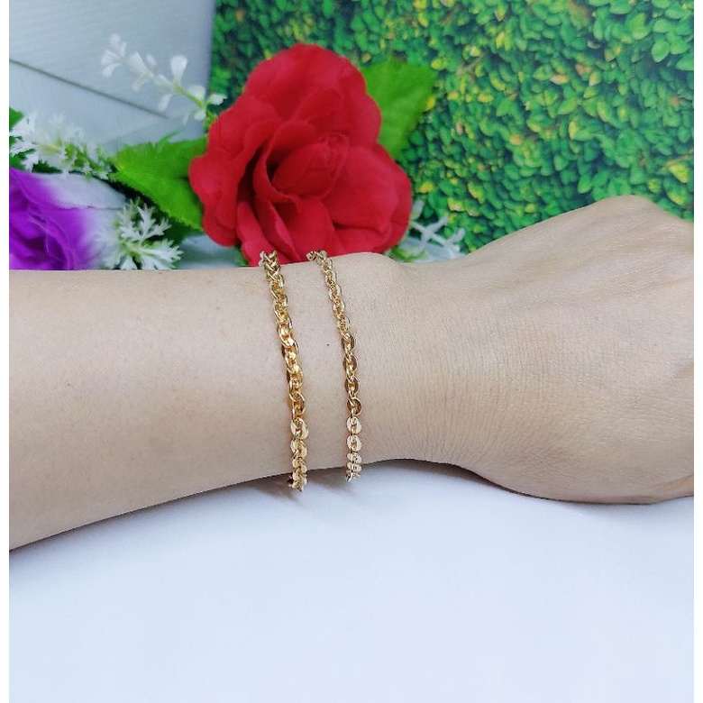 Gelang Kaki &amp; Tangan Xuping Lapis Emas 18k