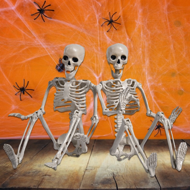 Tengkorak Full Body Posable Joints Untuk Dekorasi Pesta Halloween