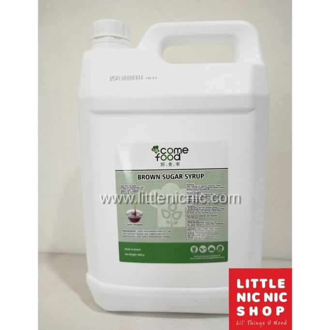 

BROWN SUGAR SYRUP 5 KG UNTUK BOBA BROWN SUGAR DRINK MERK COME FOOD