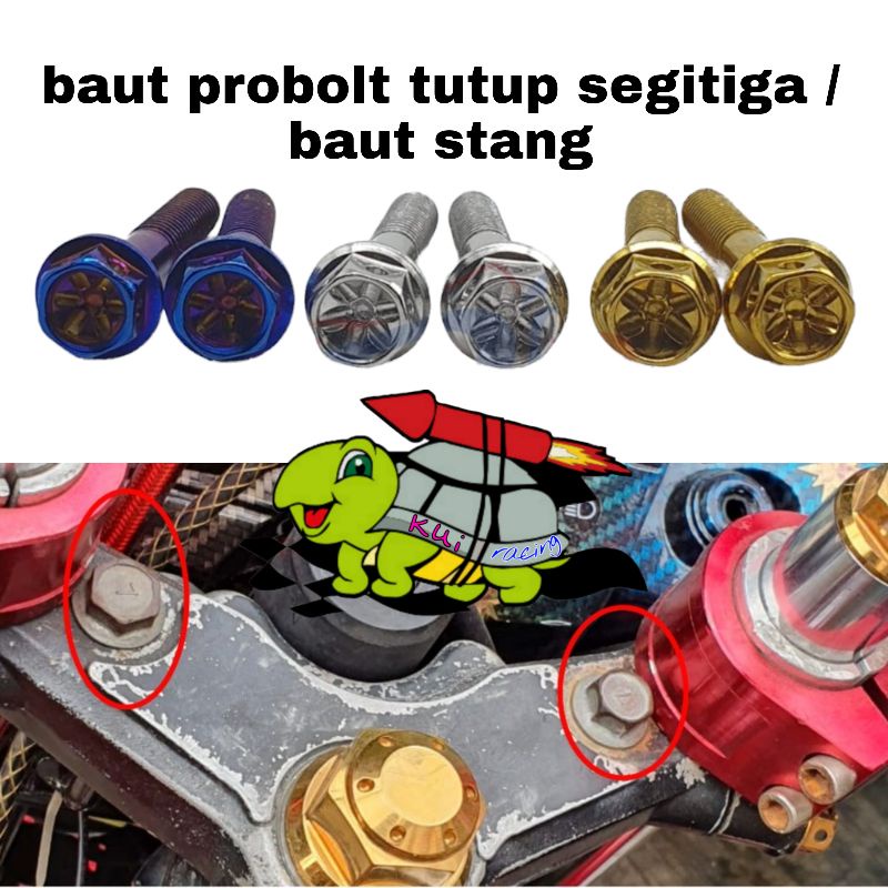 baut probolt flower tutup segita stang satria fu 150 barong / facelift / thailand / fi harga 1set 2p