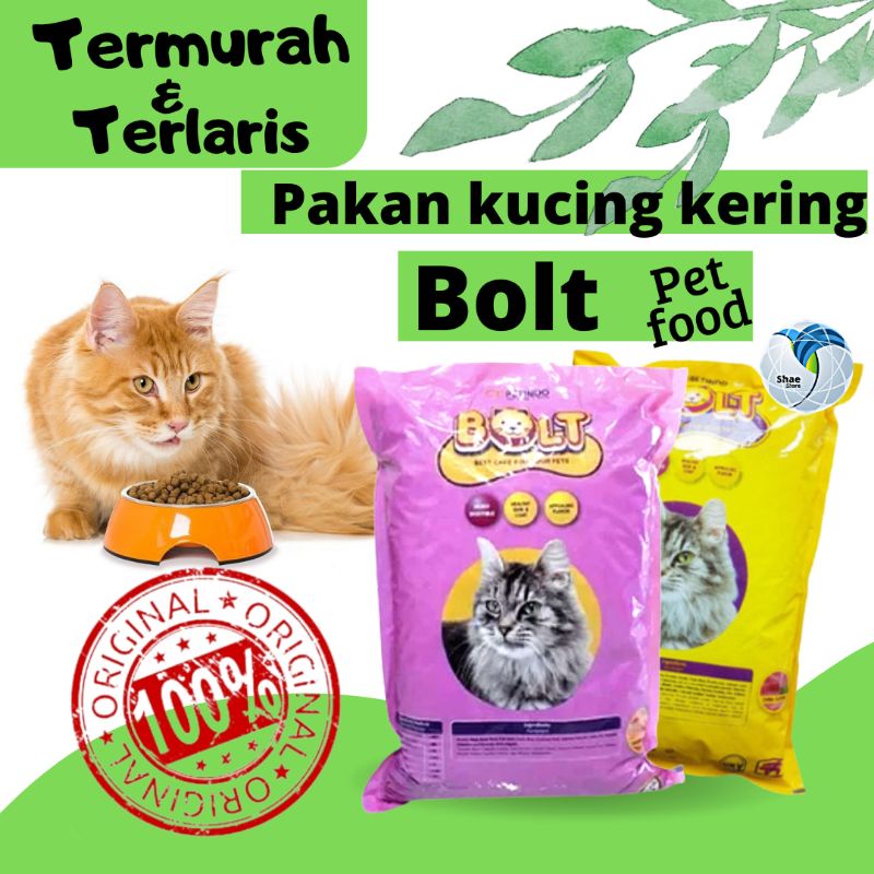 Bolt Pakan Kucing Makanan kucing All varian Donat Ikan Salmon