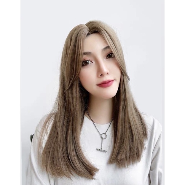 C0294 full Wig KOREAN STRAIGHT MEDIUM Tanpa Poni 50 cm