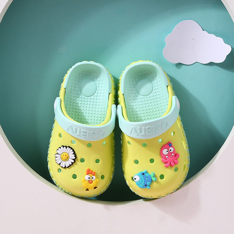 plazababyku CHOOCHOO PAO2 anak Sandal slop anak laki perempuan cewek import