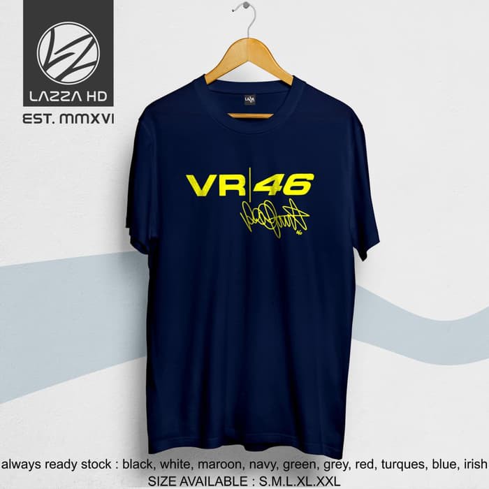 Kaos / Tshirt Distro Motogp Rossi TTD VR 46 Terlaris  -laksana cloth