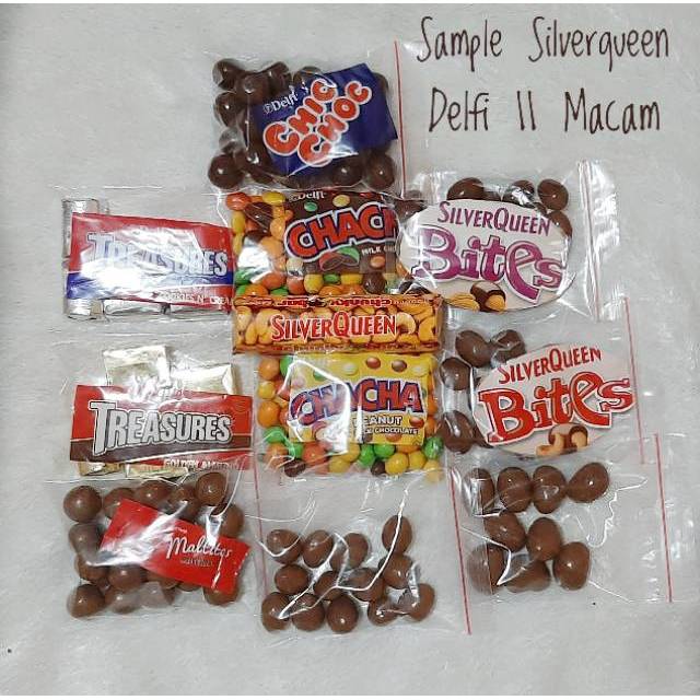 

Sample Coklat Silverqueen Delfi 11 Macam