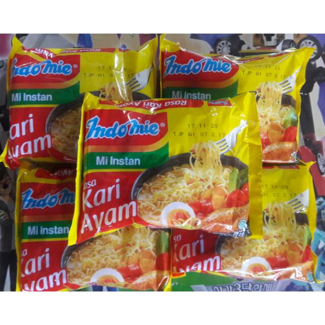 

Indomie Kuah Rasa Kari Ayam 72g 5 Pcs