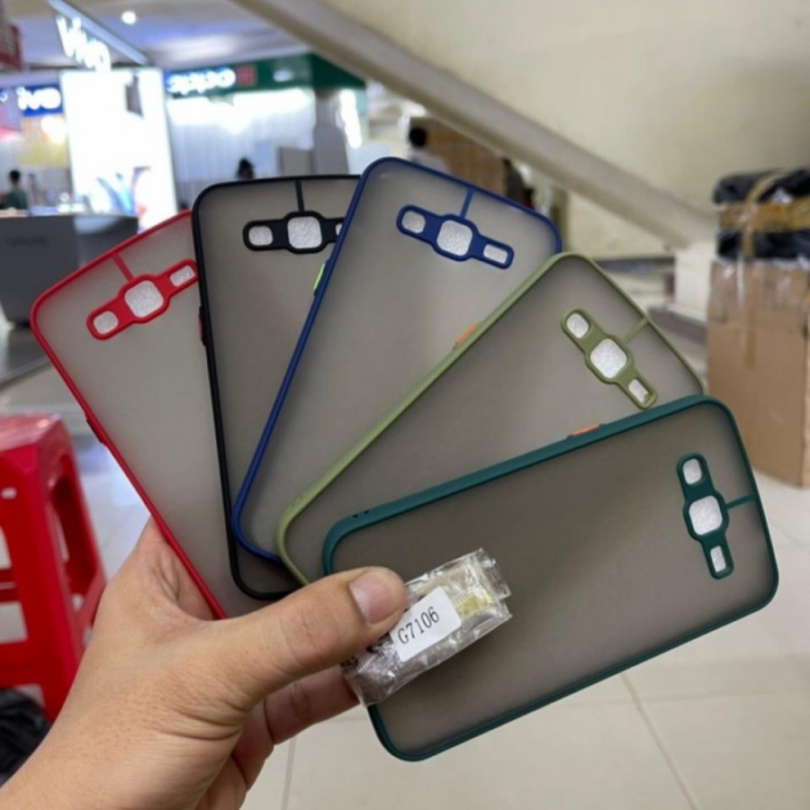 SAMSUNG GALAXY GRAND 2 (G7102 ) Case Matte Fuze Case Dove Macaron Doff Hardcase Murah